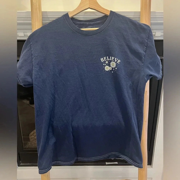 ✨FULL TILT Daisy Positivity Womens Oversized Tee Medium - Picture 2 of 7